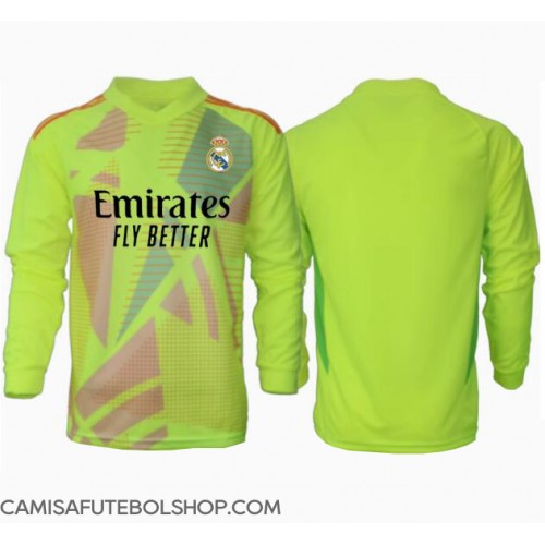 Camisa de time de futebol Real Madrid Goleiro Replicas 3º Equipamento 2024-25 Manga Comprida